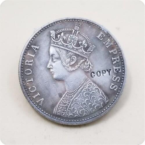 1891,1892 Indian states and kingdoms 1 Rupee - Victoria COPY COIN-replica coins collectibles