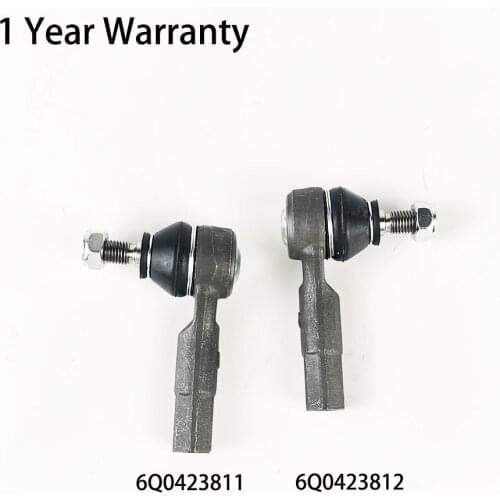 2pcs Left and right side Directional machine tie rod outer ball head 6Q0423811 6Q0423812 6RD423811B 6RD423812B for VW POLO