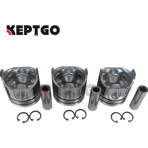 3 Set Piston STD 78mm For Kubota D1105 16060-21110