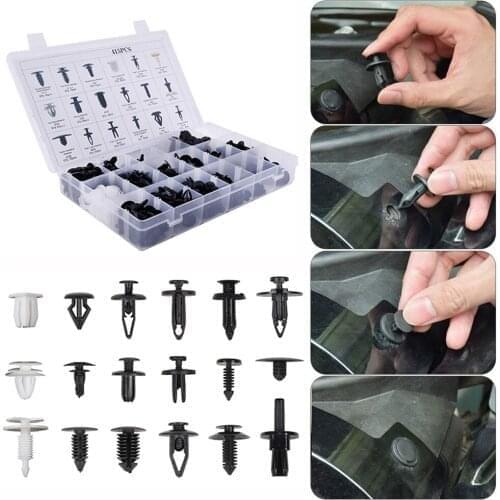 Car Retainer Kit Plastic Fastener Rivet Clips 415 PCS Push Pin Rivet Trim Clips For Ford GM Toyota Honda Support Dropshipping
