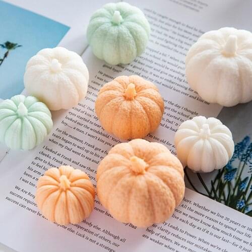 Pumpkin Mold Handmade Diy Soap Silicone Mold Chocolate Fondant Cake Mold Cake Decorating Tools Plaster Candle Mold