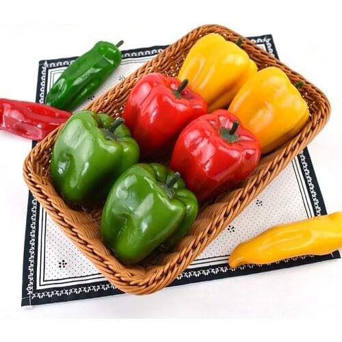 Simulation Foam Fake Vegetable Creative Decorative DIY Plastic Artificial Fruit for Home Decor Accessories Photography Props