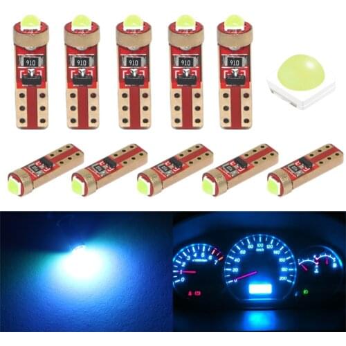 KEIN 1PC T5 led W3W Instrument Dash Lights Car LED Light for car Interior Dashboard Dash Side Lamp Red White Green Signal Bulb
