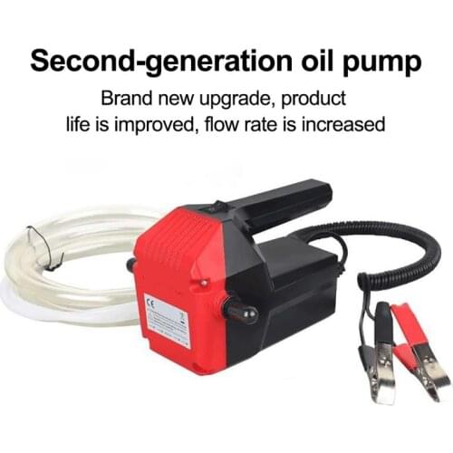 Car Engine Oil Pump 12V 24V Electric Oil Diesel Fluid Sump Extractor Scavenge Exchange Fuel Transfer Suction Pump + Tube
