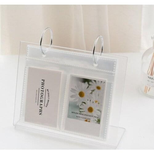 F3MA Multi-purpose Desktop Standing Photo Album A6/A5/A3 Clear LOMO Photo Holder Postcards Display Rack Mini Poster Frame