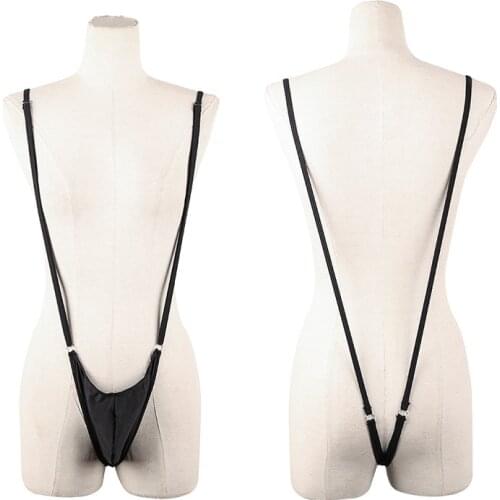 Male Sexy Thong Mankini Mens Strap Underwear Men Body Costume Bodysuit Bandage Thongs Man Leotard Stage Perform Lingerie