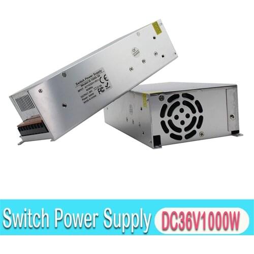 Variable Switch Power Supply 36V 27.8A 1000W Driver Transformer 110V 220V AC DC36V SMPS For Lighting Stepper Repeater