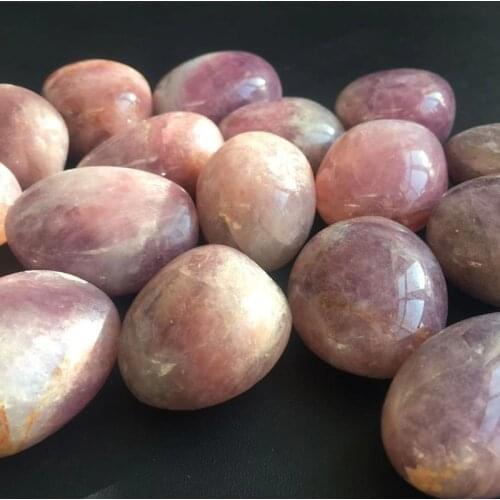 Purple Rose Quartz Tumbled Stones Natural Gems Crystals Healing Reiki Massage Gemstones Home Decoration