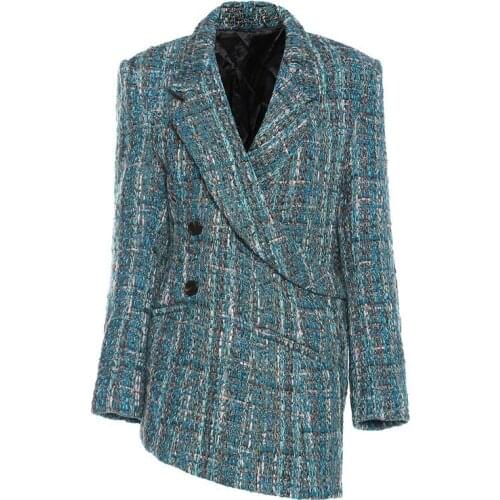 Женские твидовые пиджаки SeeBeautiful China At AliExpress