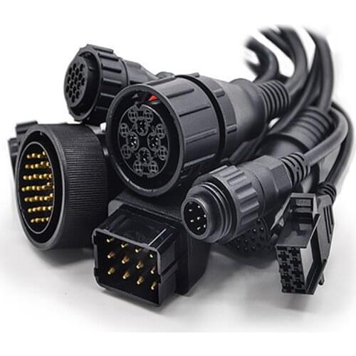 Diesel truck OBD2 universal jumper adapter harness for Cummins/Iveco /Mercedes Benz /Volvo/Iveco /Man /Scania