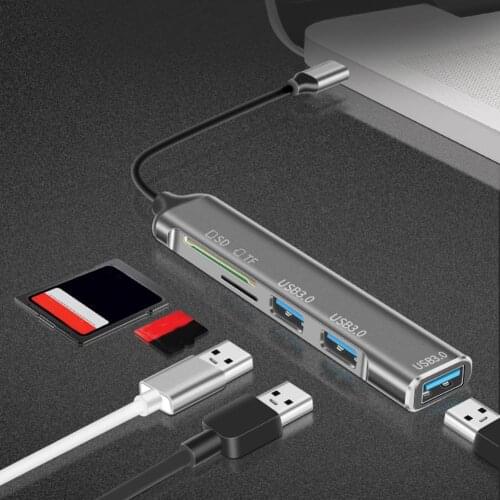 USB C HUB USB 3.0 HUB Type C USB Splitter Thunderbolt 3 USB-C Dock Adapter OTG for Macbook Pro 13 15 Air Mi Pro HUAWEI Matebook