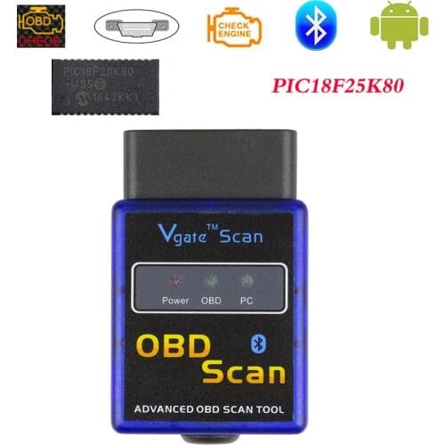 Vgate OBD2 Scanner ELM327 Bluetooth V1.5 Car Diagnostic Scanner For Android ELM 327 V 1.5 Code Reader OBD 2 Diagnostic Tools