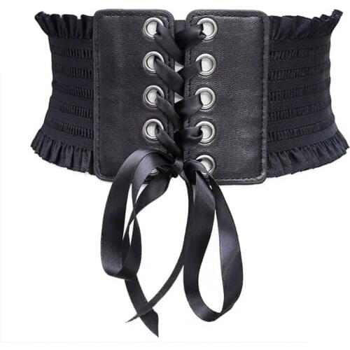 Women Girls Vintage Style Costume Waist Belt Body Shaper Steampunk Sexy Waist Bands Waist Decoration Daily Accessory