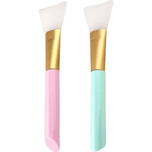 2Pcs Facial Mask Brush Women Makeup Tools Beauty Makeup Blender Foundation Soft Silicone Brushes Skin Care Tools maquillaje