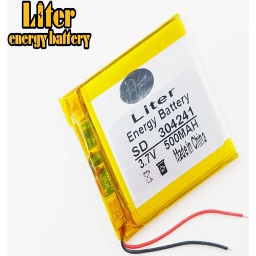 500MAH 304241 of polymer lithium battery for manufacturers
