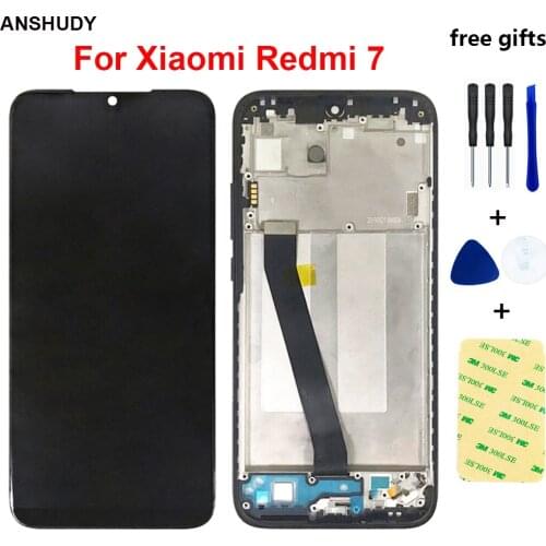 6.26'' For Xiaomi Redmi 7 LCD Touch Screen Digitizer Assembly Replacement For Redmi7 LCD Display 1520*720 Snapdragon 632