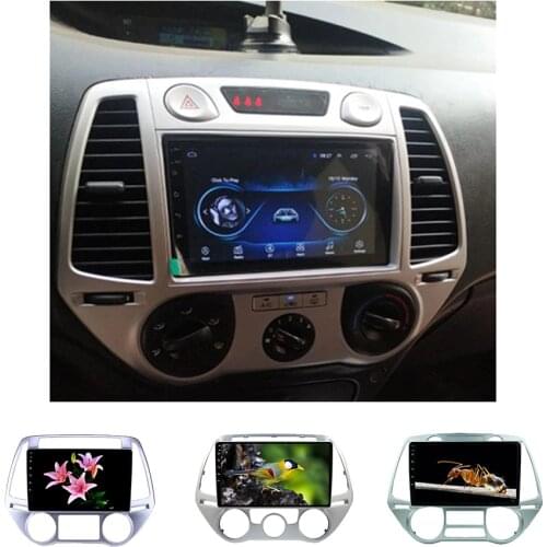 Autoradio For Hyundai I20 2008-2012 Car Radio Multimedia Player GPS Navigation Antenna 2 Din Carplay Streeing Wheel