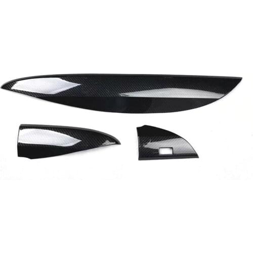 For Honda Acura RDX 2013 2014 2015 2016 Left Hand Drive Car Dashboard Decoration Strips Trim Auto Styling Moldings 3pcs/set