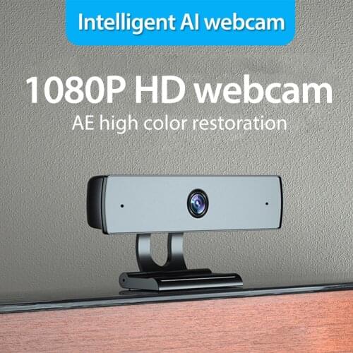 HD Webcam 1080P USB Webcam with Microphone Computer Camera for Video Conference Live Streaming