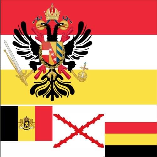 Belgium Historical Colonial Flag 3X5FT 90X150CM Region Community Provinces Complete Collection Military Banner