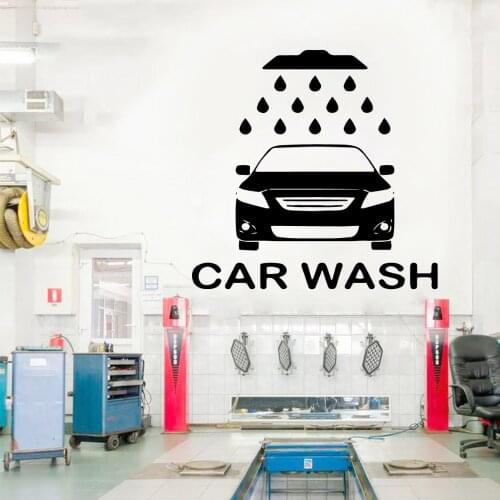 Exquisite Car Wash Vinyl Wall Sticker For Car Repair Vinyl Wall decal Wash Wallpaper Stickers Mural