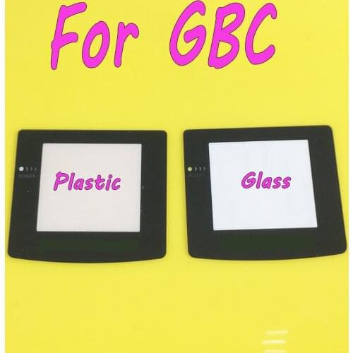 JCD 30pcs Plastic Glass Screen Lens Case Cover Glass Protector for Nintendo Gameboy Color GBC