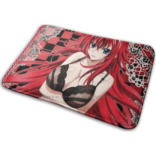 Dxd-Rias Gremory Mat Rug Carpet Anti-Slip Bedroom Entrance Door Mat Anime Manga Highschool Dxd High School Dxd Rias Rias
