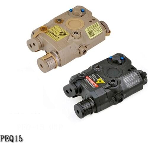 Airsoft LA-5 PEQ15 Red Dot IR Laser Sight Tactical LA5 Weapon Flashlight 200lumes Hunting Armas White Scout Light