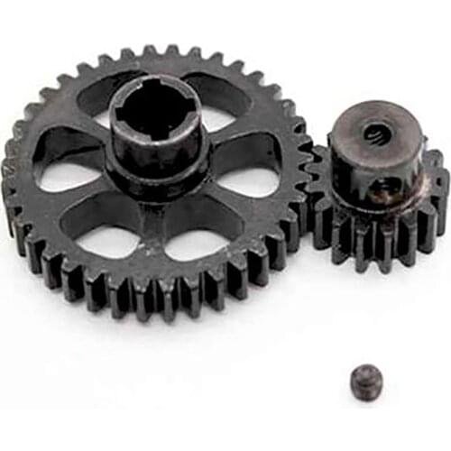 Metal Reduction Gear & Motor Pinion for WLtoys A959 A969 A979 K929 RC Car Accessories