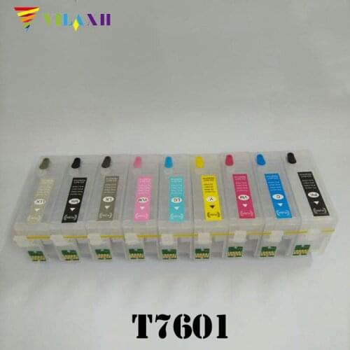 Vilaxh T7601 - T7609 Refillable ink cartridge For Epson P600 surecolor SC-P600 Printer With Auto Reset Chips