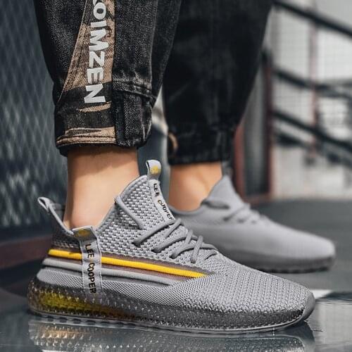 Fashion Mens Running Shoes Breathable Sneakers High Quality No-slip Jogging Shoes Outdoor Hard-wearing Comfortable Sports Shoes