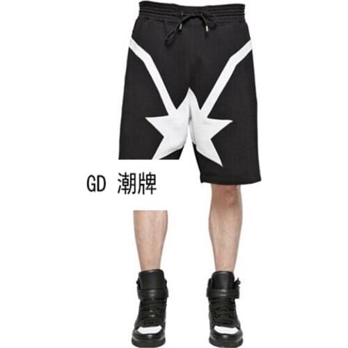 2019 New women Mens clothing GD Hair Stylist fashion Street Splicing Shorts plus size costumes 27-46