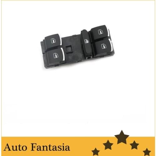 Switch For Electric Windows (Chrome Version) for Volkswagen Golf MK6 -Free Shipping