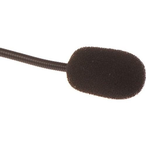 Portable 3.5mm Wired Stereo Studio Gaming Headset Mini HD Voice Mono Microphone