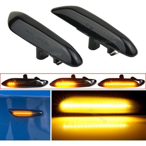 Sequential LED Dynamic Turn Signal Side Marker Light For BMW E81 E82 E87 E88 E90 E91 E92 E93 E60 E61 E83 E84 1 3 5 series x1 x3