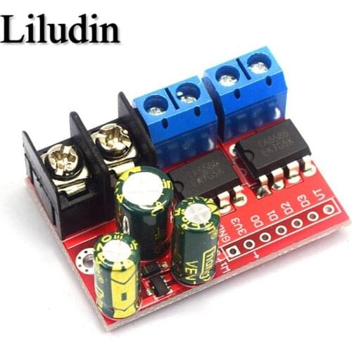 H Bridge Remote Control 5A 3V-14V Dual DC Motor Drive Module Voltage Reverse PWM Speed Regulation Double Super L298N 5AD
