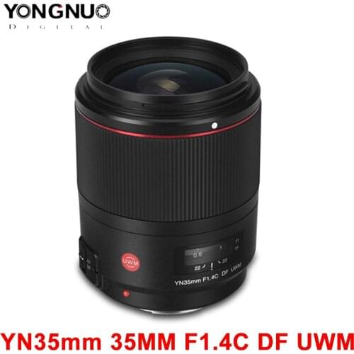 YONGNUO YN35mm 35MM F1.4 DF UWM Wide Angle Lens Full Frame for Canon DSLR Camera 70D 80D 5D3 MARK II 5D2 5D4 600D 7D2 6D 5D