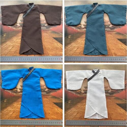 1/6 Scale Old Vintage The Chinese Robe Coat Cloak For Mostly Doll Soldier Action Figures Collectable