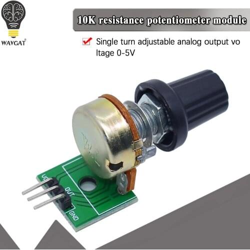Smart Electronics WH148 10K Value Lap is Adjustable Module Adjustable Potentiometer Module Diy Kit WAVGAT for Arduino