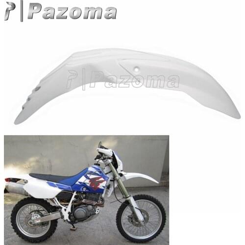 PAZOMA ABS Plastic Universal Motorcycle Supermoto Front Fender For Ducati 848 2008-2011 White