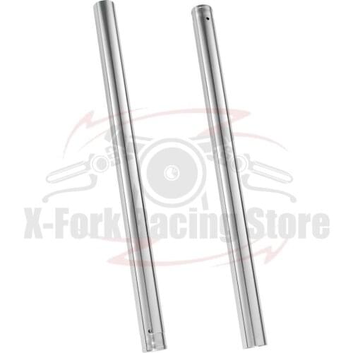 Front Fork Inner Tubes Pipes Silver Pair For Honda VT750RS Shadow RS 2010-2013 2011 2012 51410-MGR-671 41x665mm