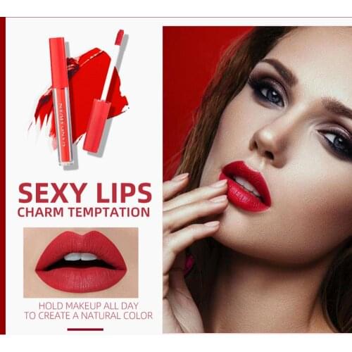 7 day 7 color Soft Matte Lasting Smudge-proof Liquid Lip Gloss Metallic Matte Lipstick Cosmetic Sexy Battom Mate Lip Tint Makeup