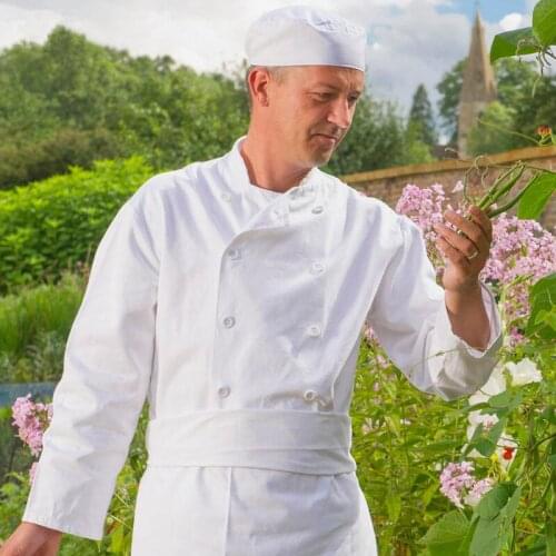 Long Sleeve White Chef Jackets 2018 Autumn/Winter Western Hotel Master Chefs Coat Restaurant Worker Uniform Free Shipping