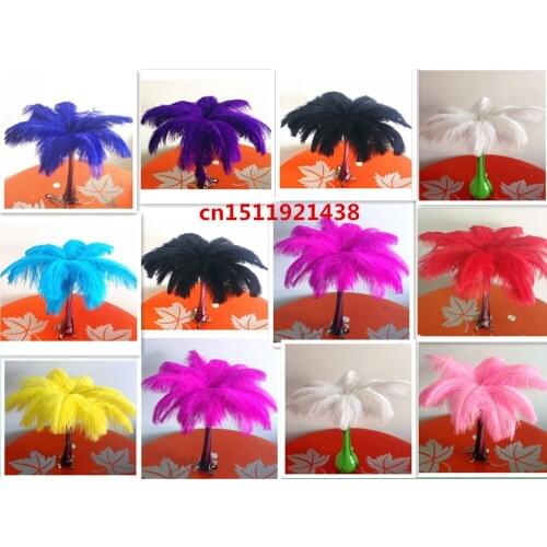 Free shipping wholesale 500pcs high quality natural ostrich feathers 15-20cm/6-8inch Decorative diy Clothing accessories wedding