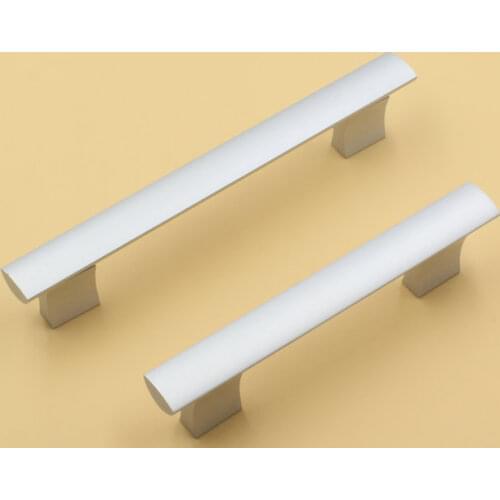 Decorative Hardware Kitchen Solid Aluminum Cabinet Drawer Fashion Pane Pull Handle (C.C.:224mm L:255mm)