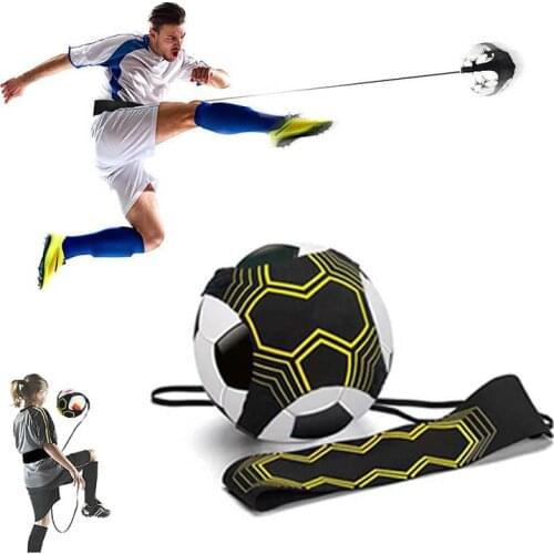 Soccer Kick Trainer Children Auxiliary Circling Belt Kids Soccer Ball Juggle Bags Kick Solo Soccer Trainer Football Kick
