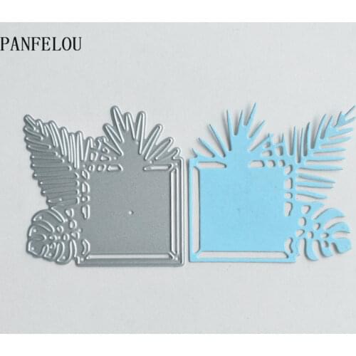 PANFELOU Metal craft Seaweed grid paper die cutting dies for Scrapbooking/DIY Easter wedding Halloween cards