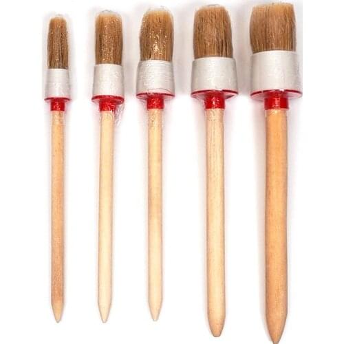 Soft Detailing Brush Automotive Detailing For Car Cleaning Dirt Dust Clean Brush For Car Air Outlet Engine Air Conditioner Clean