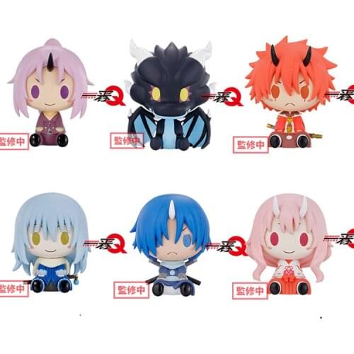 Regarding My Rebirth and Becoming A Slime Q Version Figure Model Box Eggs Anime Figures Pvc Model Cartoon Toys Anime Gift