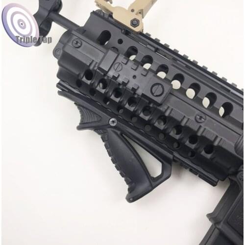 Outdoor Tactical Front Grip For Toy Gun Fore Grip Triangle Nylon Hand Grip Airsoft M4 AR15 HK416 Handle Outdoor Hunting Shooting